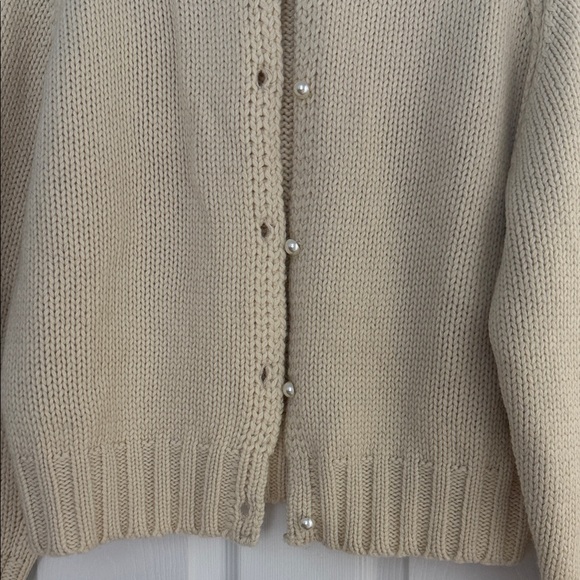Women's Cream Sweater - Picture 5 of 5